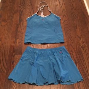 Nike tennis skirt and top size medium